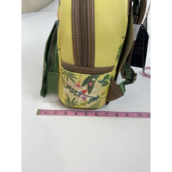 Loungefly Disney Mickey & Friends Jungle Mini Backpack Glow In The Dark Bag NEW! - Picture 15 of 16